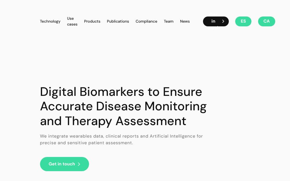 Portada de la web de Ephion Health