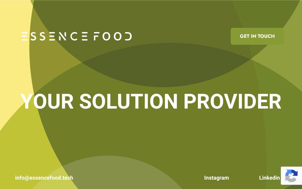 Portada de la web de Essencefood