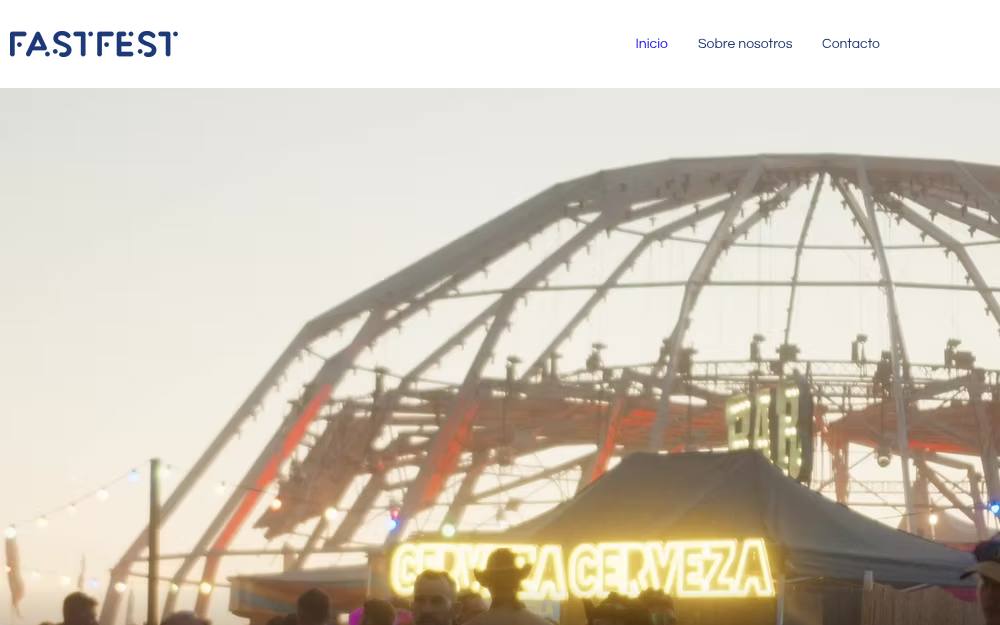 Portada de la web de Fastfest