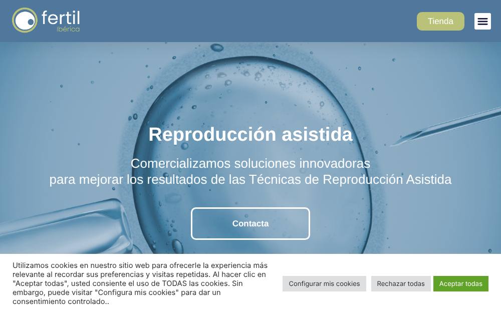 Portada de la web de Fertile Chip