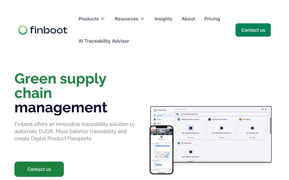 Portada de la web de Finboot