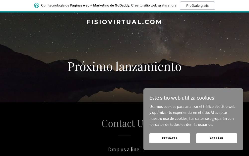 Portada de la web de Fisiovirtual