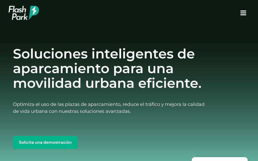 Portada de la web de Flash Park