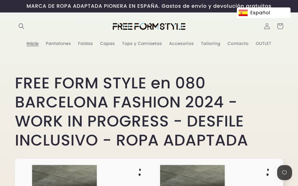 Portada de la web de Free Form