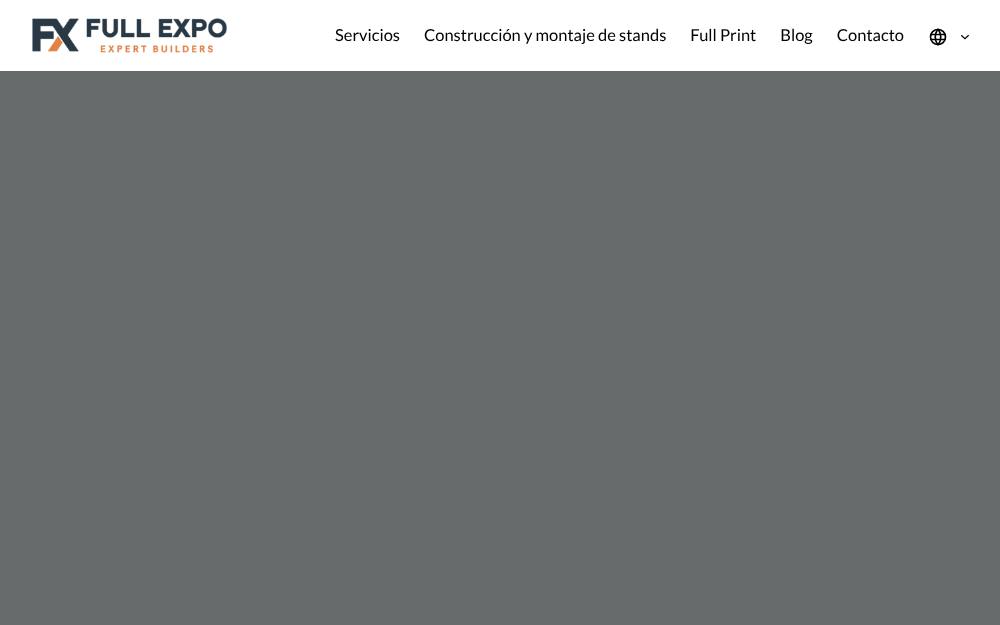 Portada de la web de Fullexpo