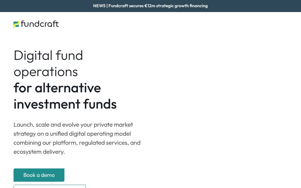 Portada de la web de Fundcraft