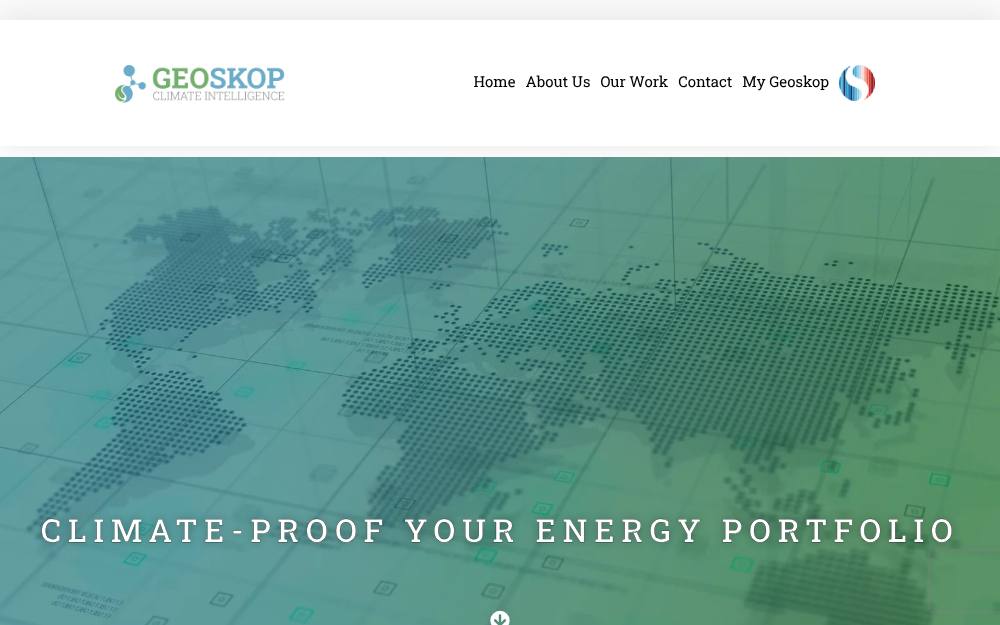 Portada de la web de Geoskop