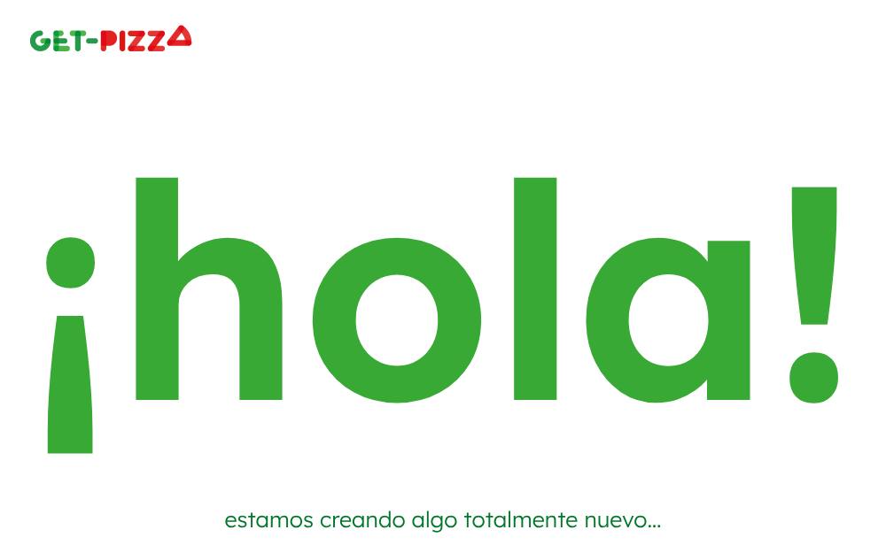 Portada de la web de Get-Pizza