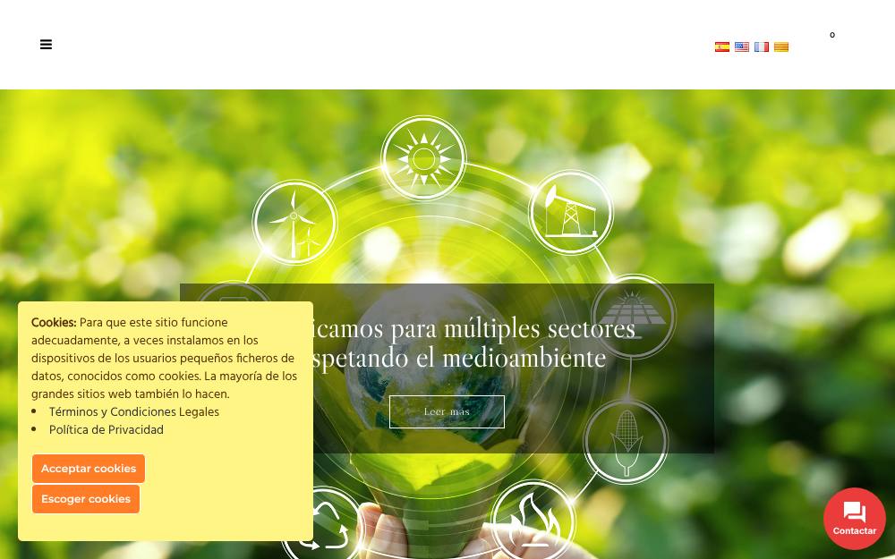 Portada de la web de Glucocryl