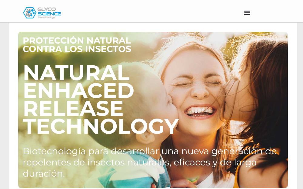 Portada de la web de Glycoscience
