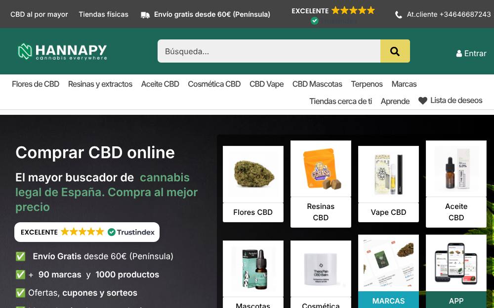 Portada de la web de Hannapy