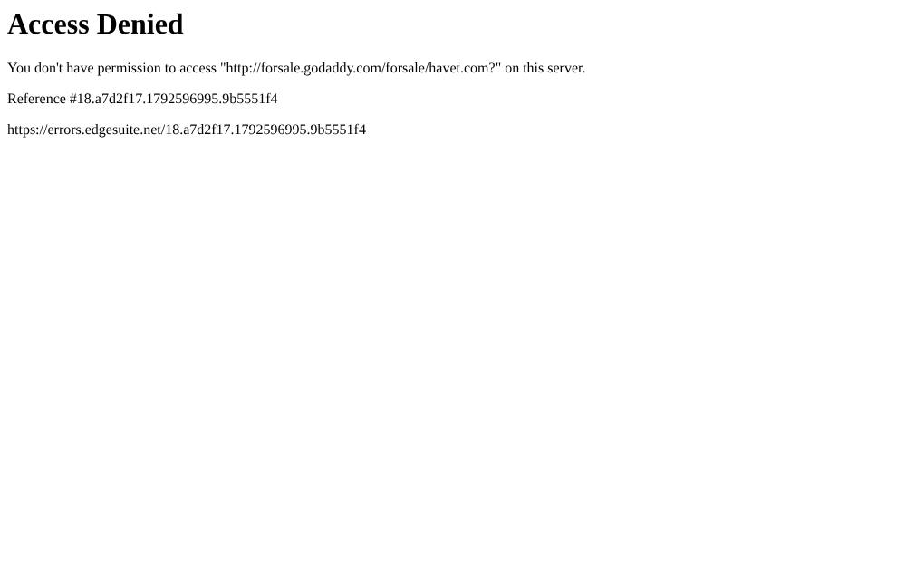 Portada de la web de Havet