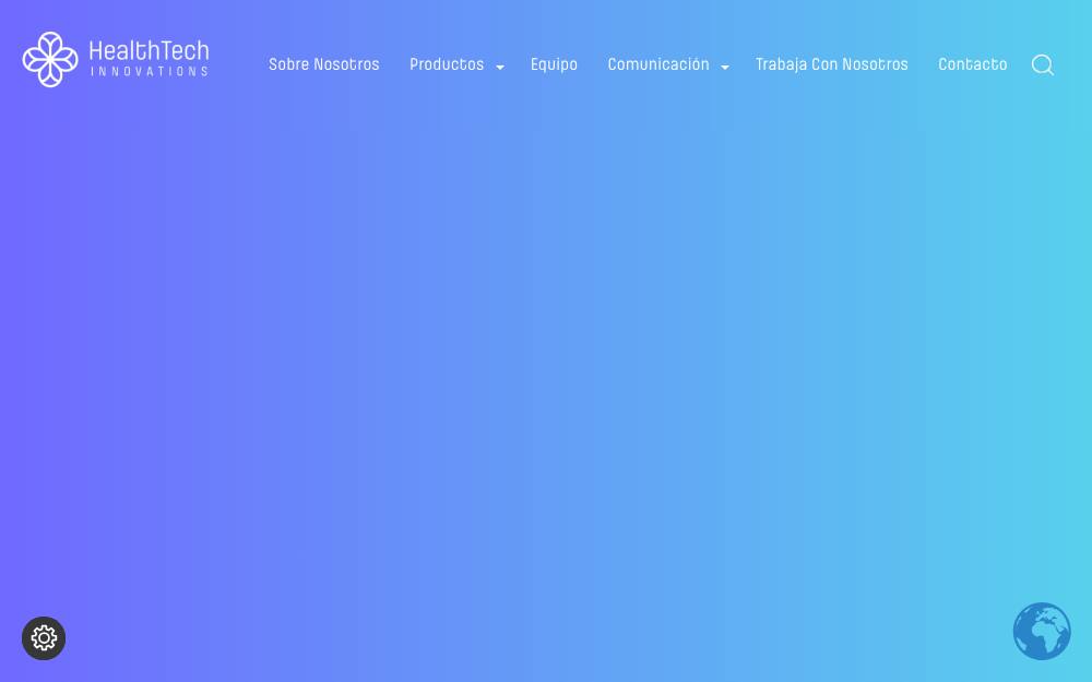 Portada de la web de Healthtech Innovations