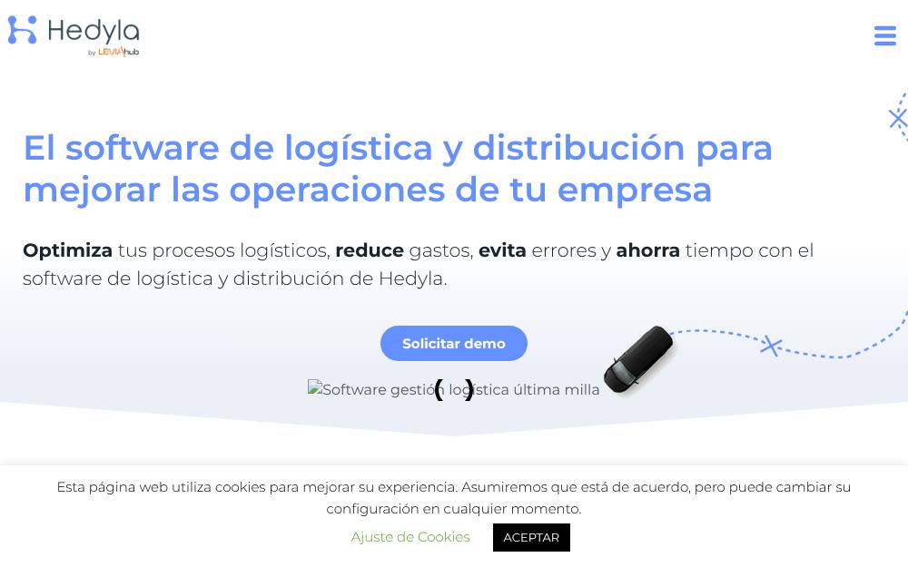 Portada de la web de Hedyla