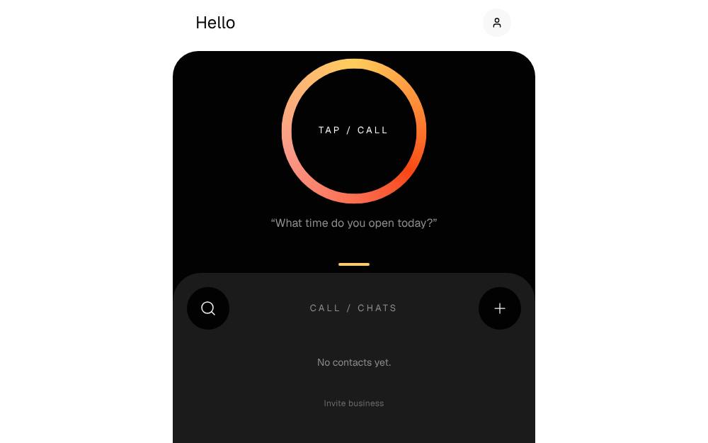 Portada de la web de Hello.App