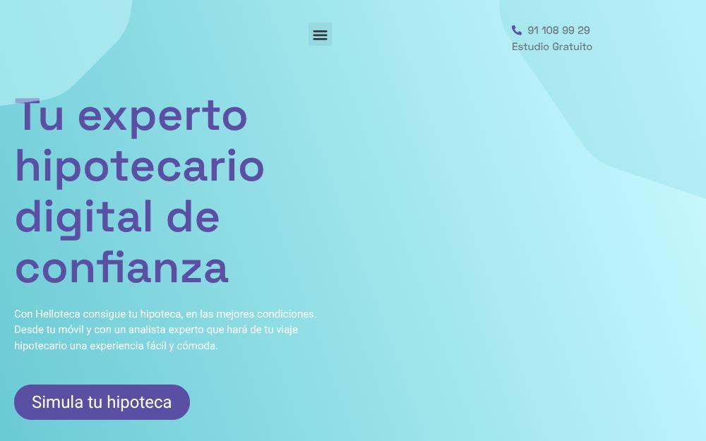 Portada de la web de Helloteca