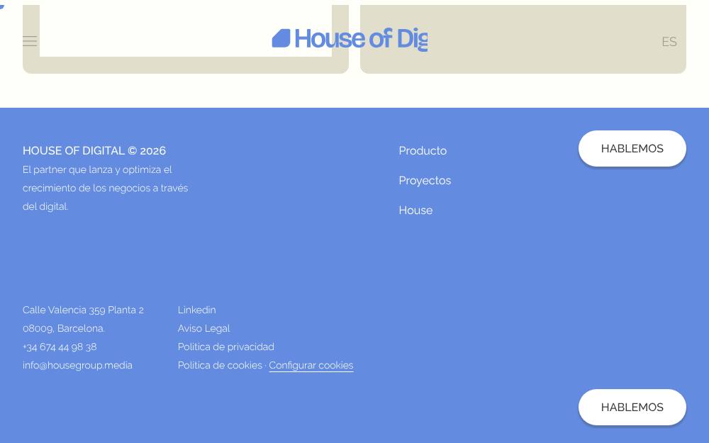 Portada de la web de Hod