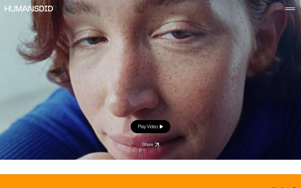 Portada de la web de Humansdid