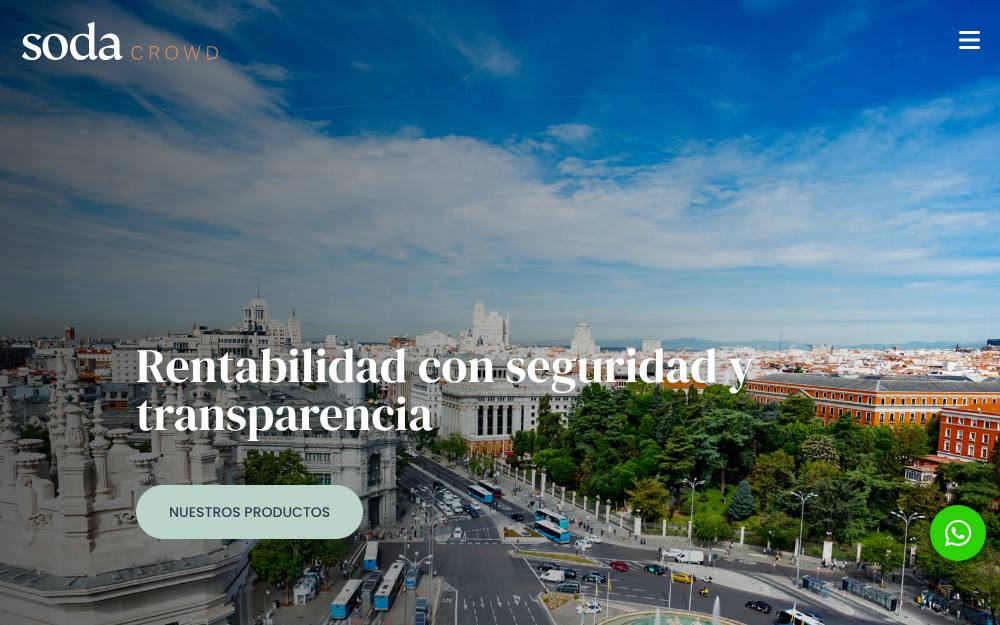 Portada de la web de Icrowdhouse