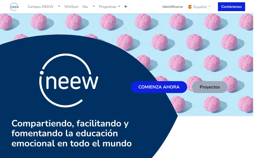 Portada de la web de Ineew