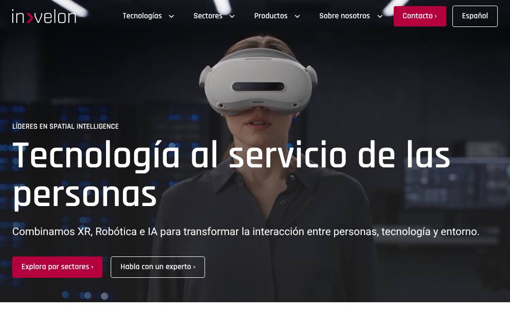 Portada de la web de Invelon Tech