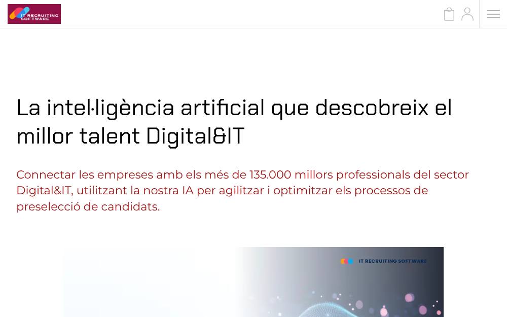 Portada de la web de It Recruiting