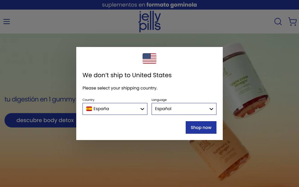 Portada de la web de Jelly Pills