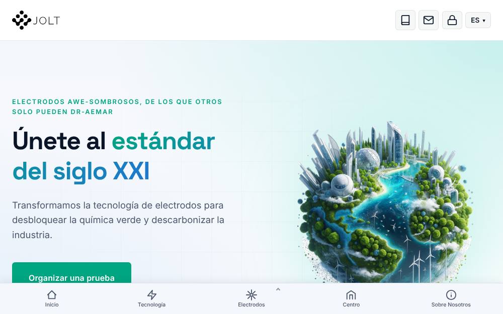 Portada de la web de Jolt