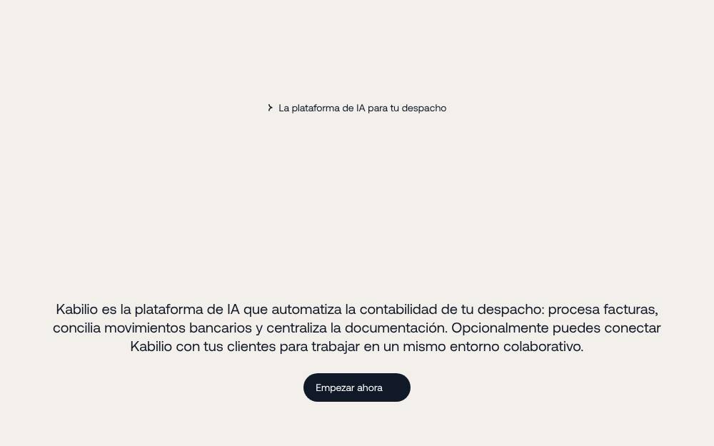 Portada de la web de Kabilio