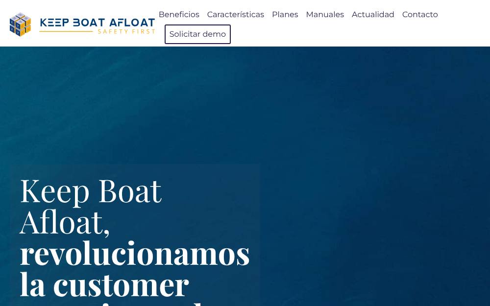 Portada de la web de Kba Safety First