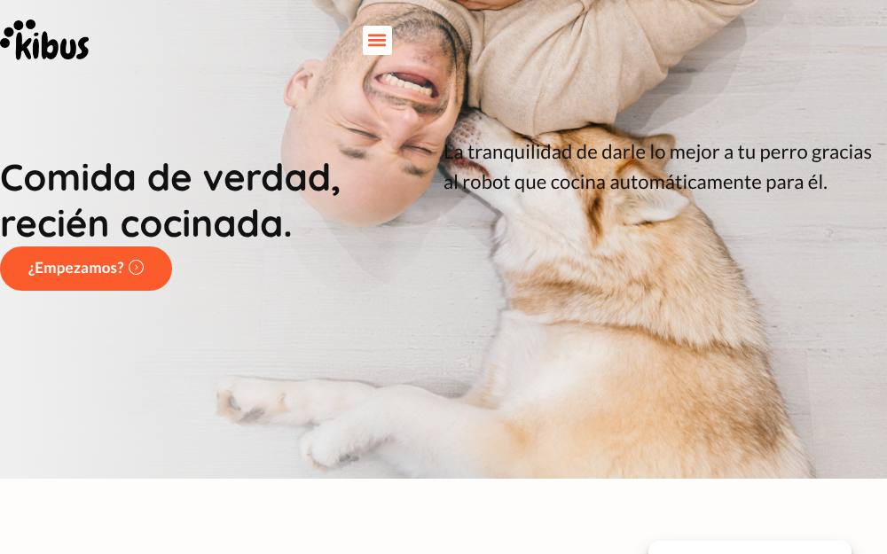 Portada de la web de Kibus