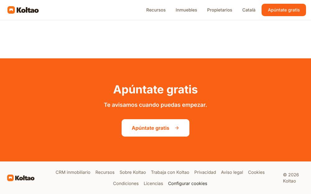 Portada de la web de Koltao