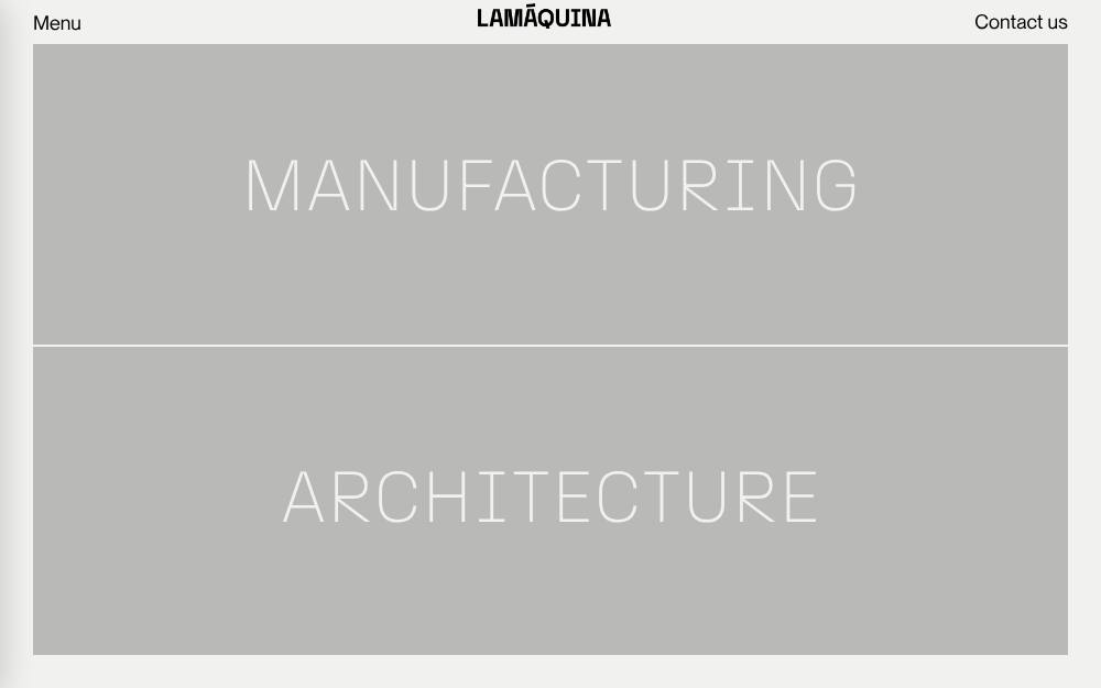 Portada de la web de Lamaquina