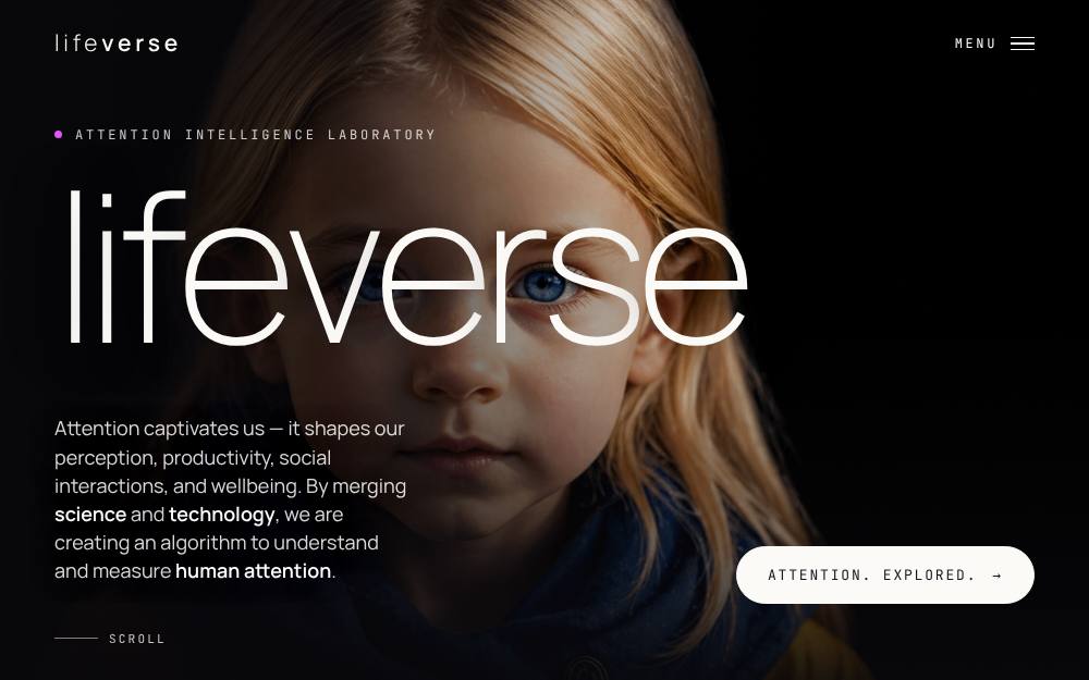 Portada de la web de Lifeverse