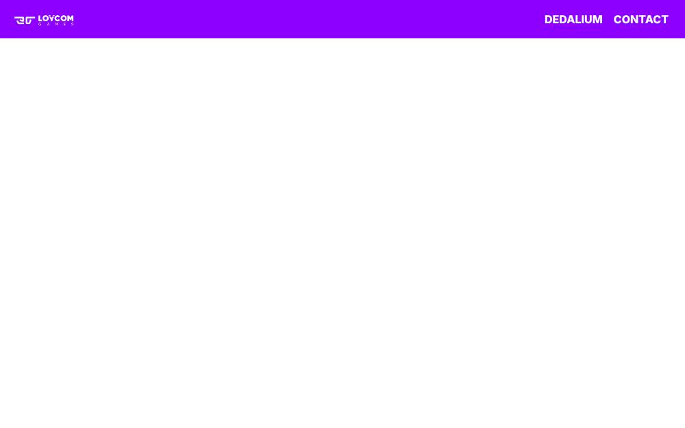 Portada de la web de Loycom Games