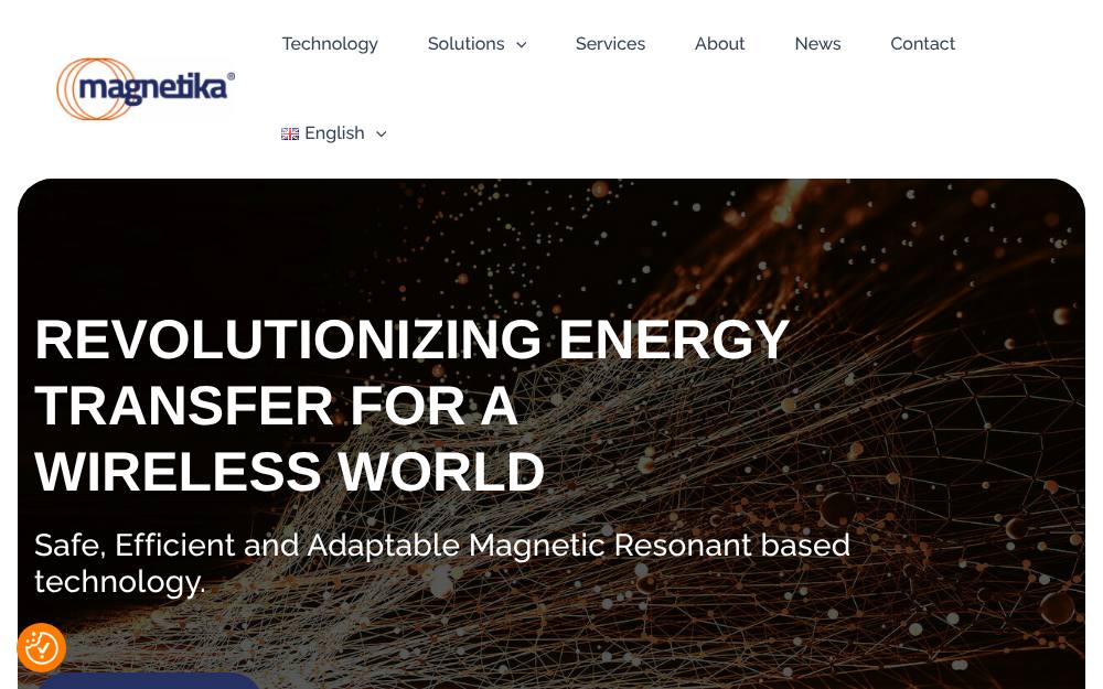 Portada de la web de Magnetika