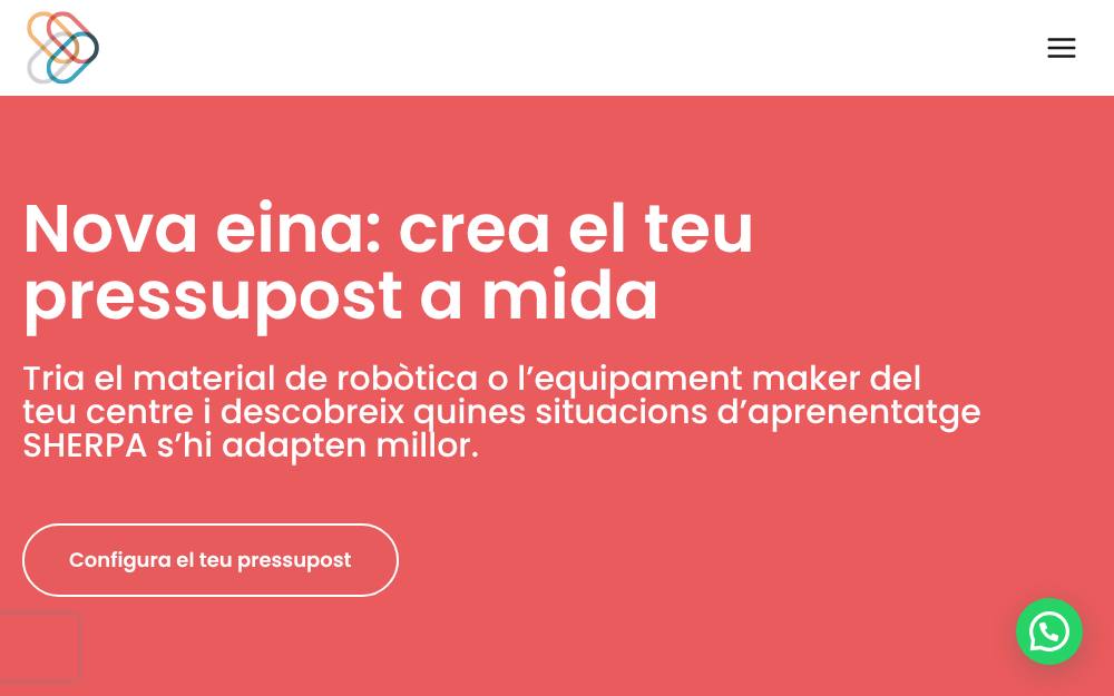 Portada de la web de Makeandlearn