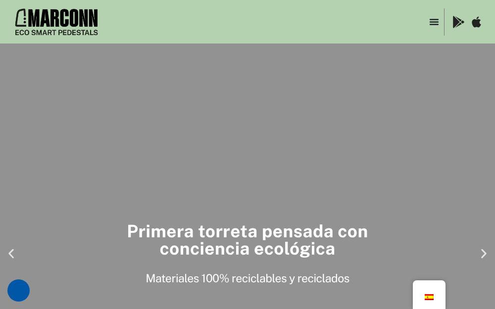 Portada de la web de Marconn