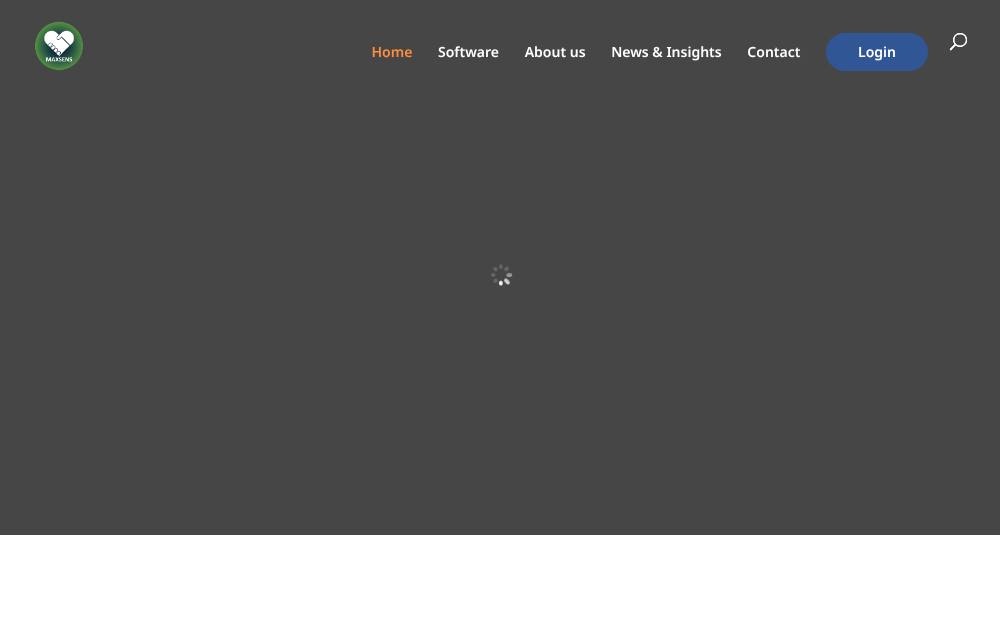 Portada de la web de Maxsens