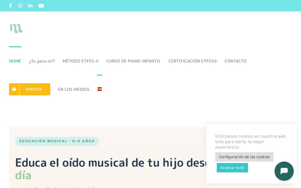 Portada de la web de Memima Baby