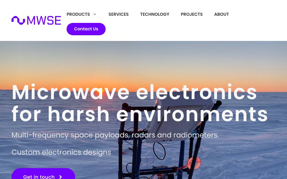 Portada de la web de Mwse