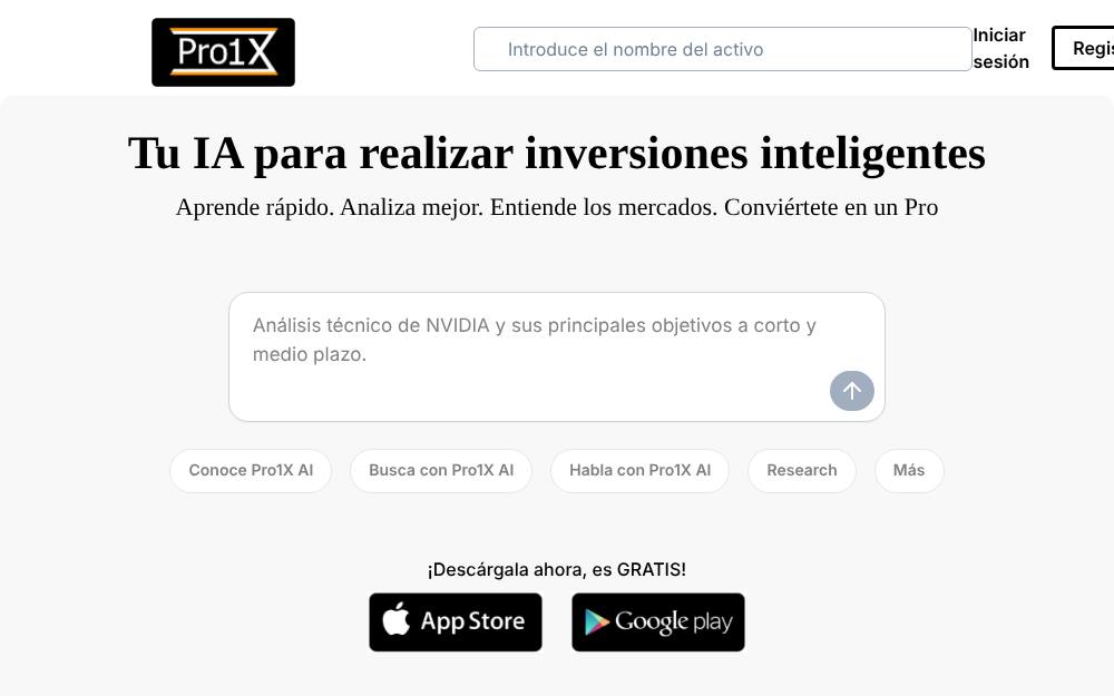 Portada de la web de N81 Sl (Pro1X)