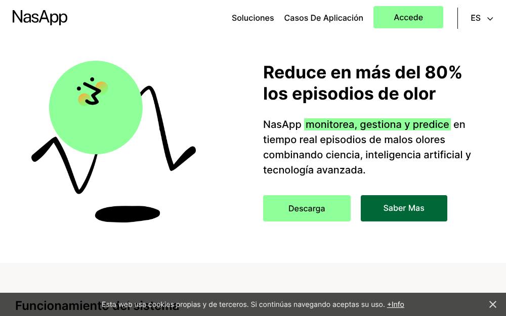 Portada de la web de Nasapp