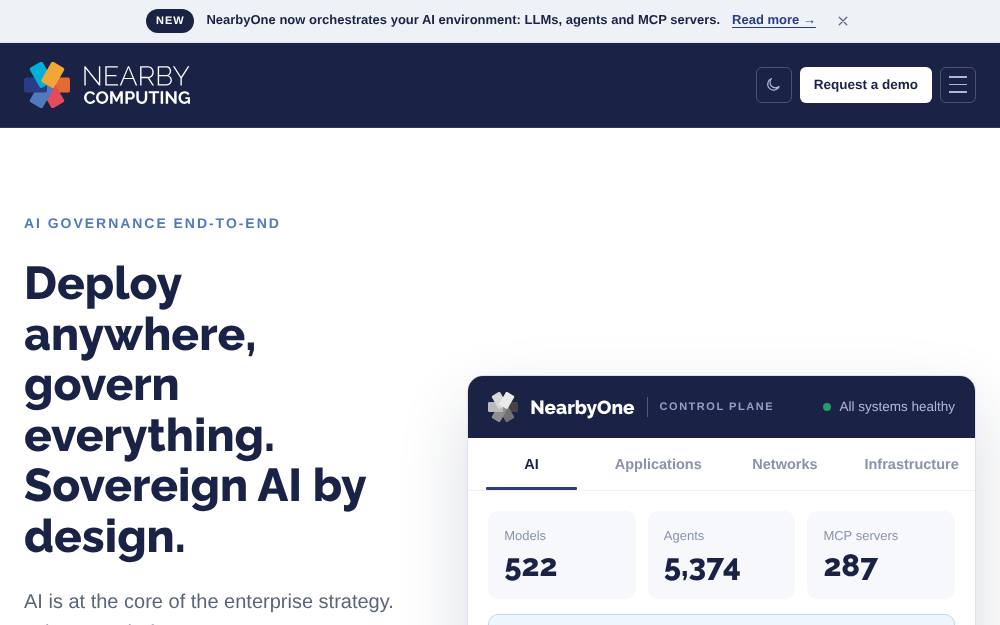 Portada de la web de Nearbycomputing