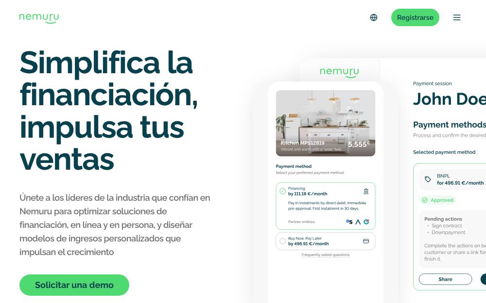 Portada de la web de Nemuru