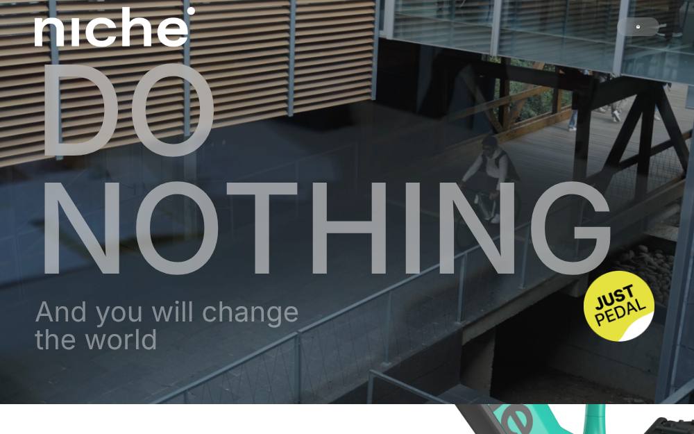 Portada de la web de Niche-Mobility