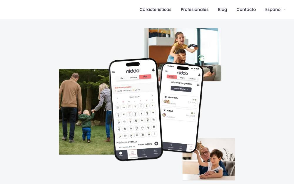 Portada de la web de Niddo