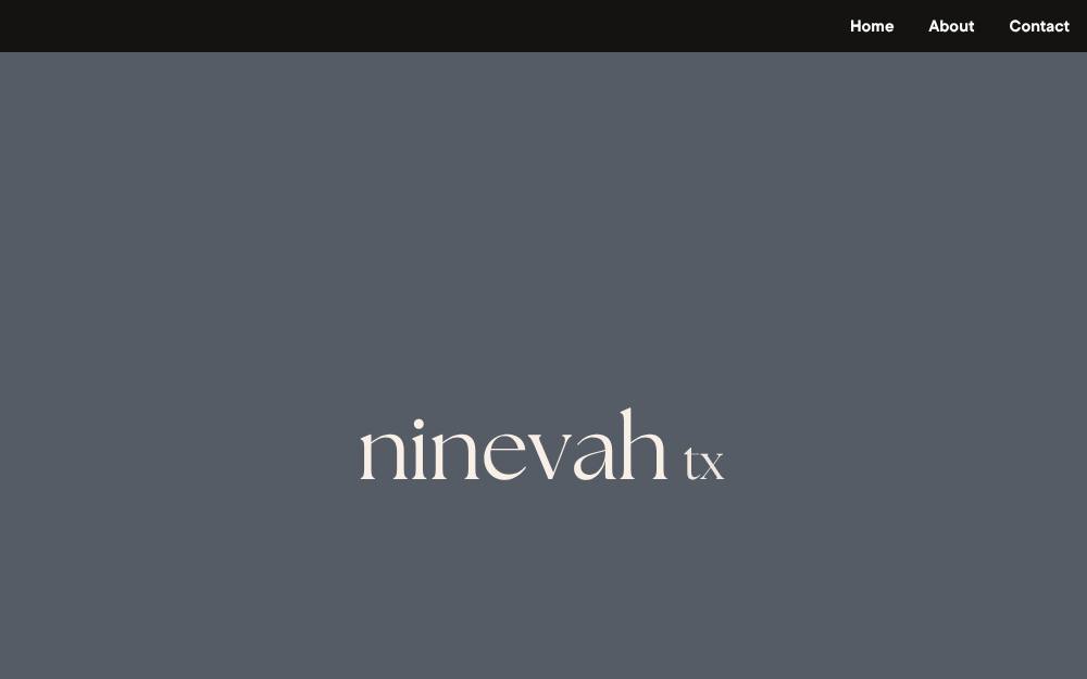 Portada de la web de Ninevah Therapeutics