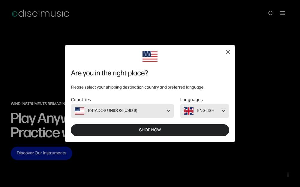 Portada de la web de Odiseimusic