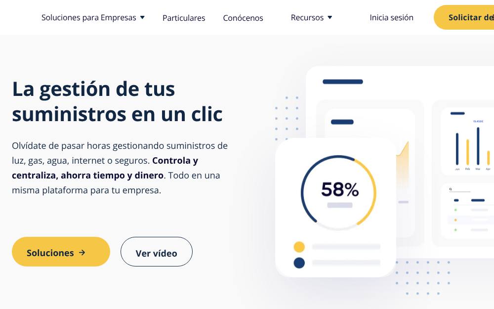 Portada de la web de Okify
